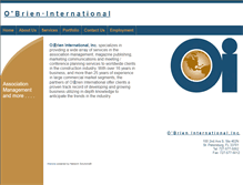 Tablet Screenshot of obrienintl.com
